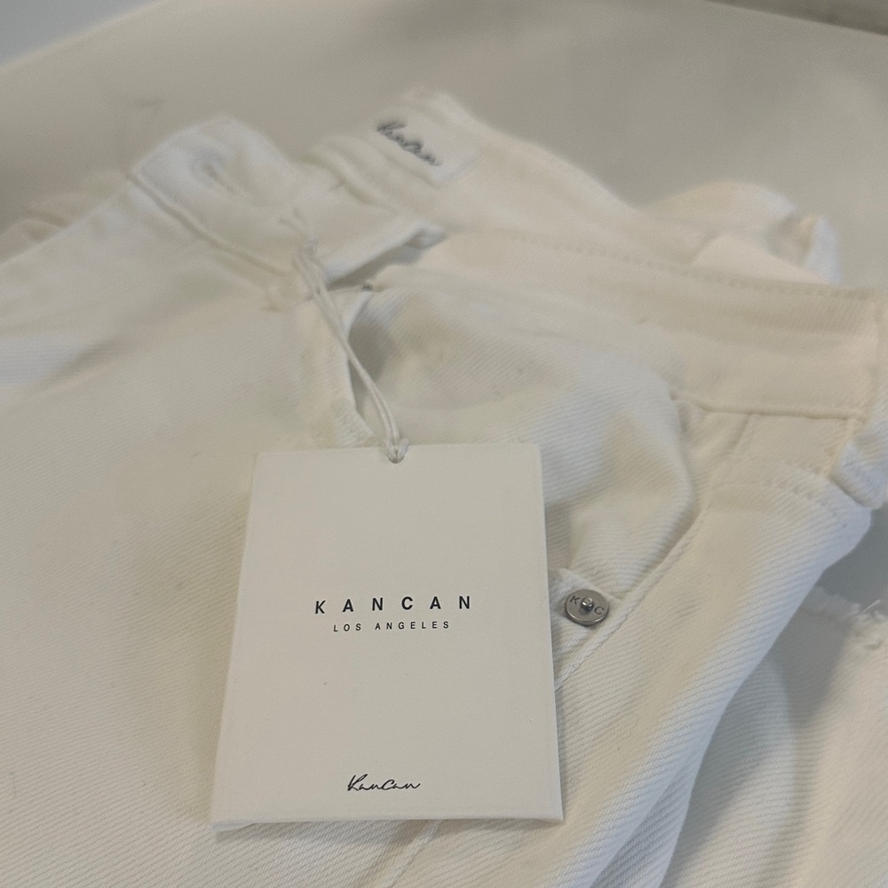 KanCan White Ankle & Cropped Jeans